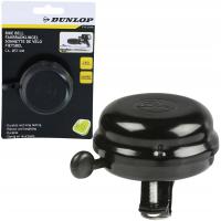 KLASYCZNY Dzwonek rowerowy GŁOŚNY do roweru czarny DUNLOP 57mm