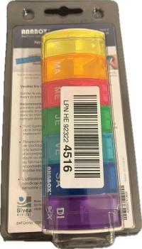 Pudełko na tabletki na 7 dni