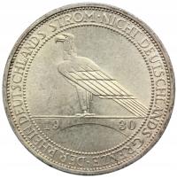 3 РЕЙХСМАРК ВЕЙМАР 1930-А-ОСВОБОЖДЕНИЕ РЕЙНСКОЙ ОБЛАСТИ.2