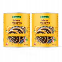 Маковая масса с бакалиями Bakalland 2x850g набор готов в жестяной банке для выпечки