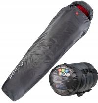 Śpiwór Mumia Turystyczny Ciepły Lekki Ciepły do +5st 600g 220x80 cm