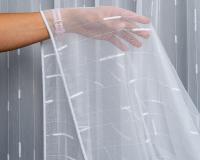 Занавес современный модный для гостиной комнаты нежный дождь Ницца 300X160