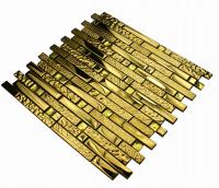 Mozaika szklana złota dekoracyjan GOLD CRYSTAL, mozaika metaliczna englass