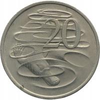 32791. Australia, 20 centów, 1980r.