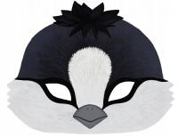 Jaskółka ptak maska przedstawienie