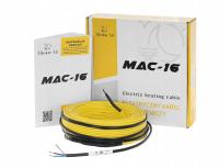 PRZEWÓD GRZEJNY kabel grzewczy ogrzewanie podłogowe POD PŁYTKI MAC-16W 30m