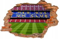 Наклейка на стену 3D отверстие в-Барселона стадион (75x50cm)