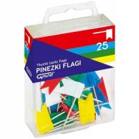 Pinezki GRAND tablicowe flaga opakowanie 25 szt.