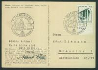 a1512 Niemcy Reich HAMBURG 1940 r wystawa pocztowa listonosz il MEWY