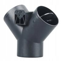 Y-образный тройник 60 мм для стояночного обогревателя, регулируемый Eberspacher, Webasto