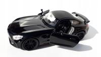 Mercedes - AMG GT R Czarny Metalowy Model WELLY Skala 1:34