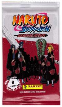 8 карт - 1 сумка для карт Наруто SHIPPUDEN Akatsuki ATTACK