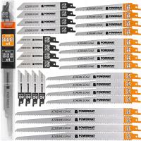 НАБОР ЛЕЗВИЙ ДЛЯ САБЕЛЬНОЙ ПИЛЫ, НОЖИ ДЛЯ ЛИСИЦЫ, МЕТАЛЛА, ДЕРЕВА, 28 ШТ.
