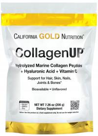 California GOLD Collagen up морской коллаген K. гиалуроновый Вит. C / 206g