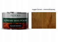 FIDDES Wosk do drewna mebli antyków SUPREME WAX RUGGER BROWN brązowy 400ml