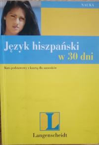 JĘZYK HISZPAŃSKI W 30 DNI kurs podstawowy