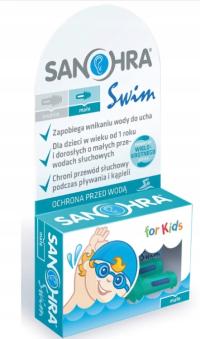 SANOHRA SWIM stopery do pływania do uszu dla dzieci (1 para)
