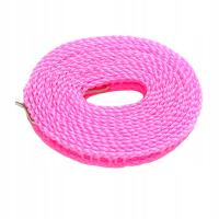 Clothesline Stretchy with Hook Adjustable Drying Clothes Line pink 800cm