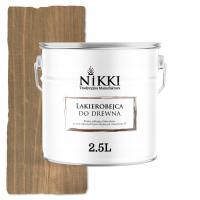 LAKIEROBEJCA DO DREWNA 3W1 EXTRA LAZURA BRĄZOWY SZARY PÓŁMAT 2.5L UV CHRON