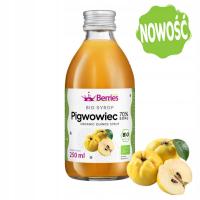 Syrop BIO pigwowiec (70% BIO soku NFC) ekologiczny syrop z pigwowca 250ml