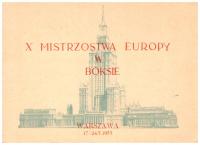 KARNET Fi 664-666 X MISTRZOSTWA EUROPY W BOKSIE