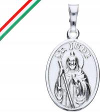 Серебряный медальон 925 изображение Иуды Фаддея крещение причастие сувенир