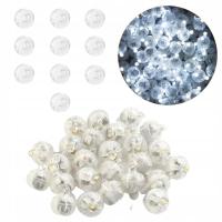 Dioda LED z Bateriami w Kolorze Białym Do Balonów i Dekoracji 10 Sztuk