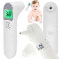 БЕСКОНТАКТНЫЙ МЕДИЦИНСКИЙ ТОЧНЫЙ ЭЛЕКТРОННЫЙ ЖК-ТЕРМОМЕТР ДЛЯ ЛБА И УХА