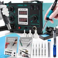 ZESTAW STACJA LUTOWNICZA 2W1 HOT AIR LUTOWNICA YIHUA 706+ GROTY MATA CYNA