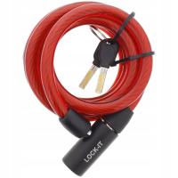 2X ZAMKNIĘCIE LINKOWE SPIRALA KLUCZYK 12MM 1.8M