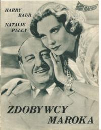 ZDOBYWCY MAROKA -wyk.HARRY BAUR -film program kinowy -lata 30-te