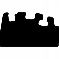 GRANIT Mata podłogowawelurowa