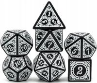 Zestaw 7 Kości D4-20 K20 High Quality Gry RPG D&D DND Dice Gra Planszowa