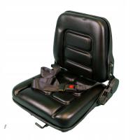 Fotel operatora do wózka widłowego Heli składane oparcie z pasem