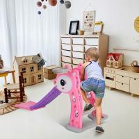 Zestaw zjeżdżalni Indoor Outdoor - różowy z koszykówką, bezpieczny wspinacz dla dziecka