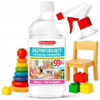 PŁYN DO DEZYNFEKCJI W PRZEDSZKOLU SZKOLE CleanHands 500ml + 500ml GRATIS