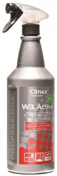 Preparat do mycia sanitariatów W3 ActivBIO CLINEX 1L