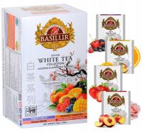 Набор белого чая Basilur WHITE Tea 4 фруктовых пакетика-20x1, 5 г