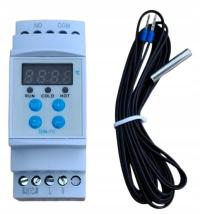 REGULATOR TEMPERATURY LED DIN TERMOSTAT -20+100'C