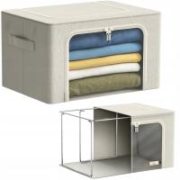 Organizer Na Ubrania Pojemnik Ze Stelażem Na Koce Pościel Kołdrę Pokrowiec