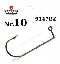 50 x джиг крюк VMC 9147BZ No. 10 литье головок