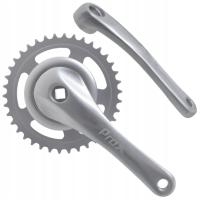 Шатун 38 зубьев алюминиевый PROX CITY Silver 170 мм для Nexus