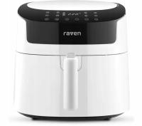 Frytkownica Air fryer Raven EFN005XL 1800W 6,5L Biała do Smażenia Pieczenia