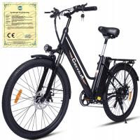 Женский/мужской электрический велосипед Cheevalry 350W 15ah 100km 26 