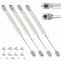 4 x MOCNY PODNOŚNIK GAZOWY SIŁOWNIK DO FRONTÓW - 80N + WKRĘTY + AKCESORIA