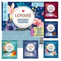 Lovare ассорти бергамот черный чай набор 50 пакетиков x 2g