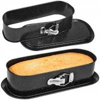 TORTOWNICA FORMA DO PIECZENIA CIAST PROSTOKĄTNA 34cm BLACHA NON STICK