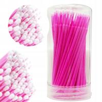 MIKRO APLIKATORY DO RZĘS szczoteczki mikroszczoteczki 10 cm TUBA 100SZT