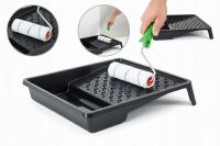 Кювет для краски 33x35 см для ролика 25 см для ролика краски черный универсальный