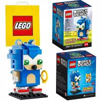 LEGO BrickHeadz 40627 Sonic the Hedgehog + Torba LEGO - Klocki na prezent